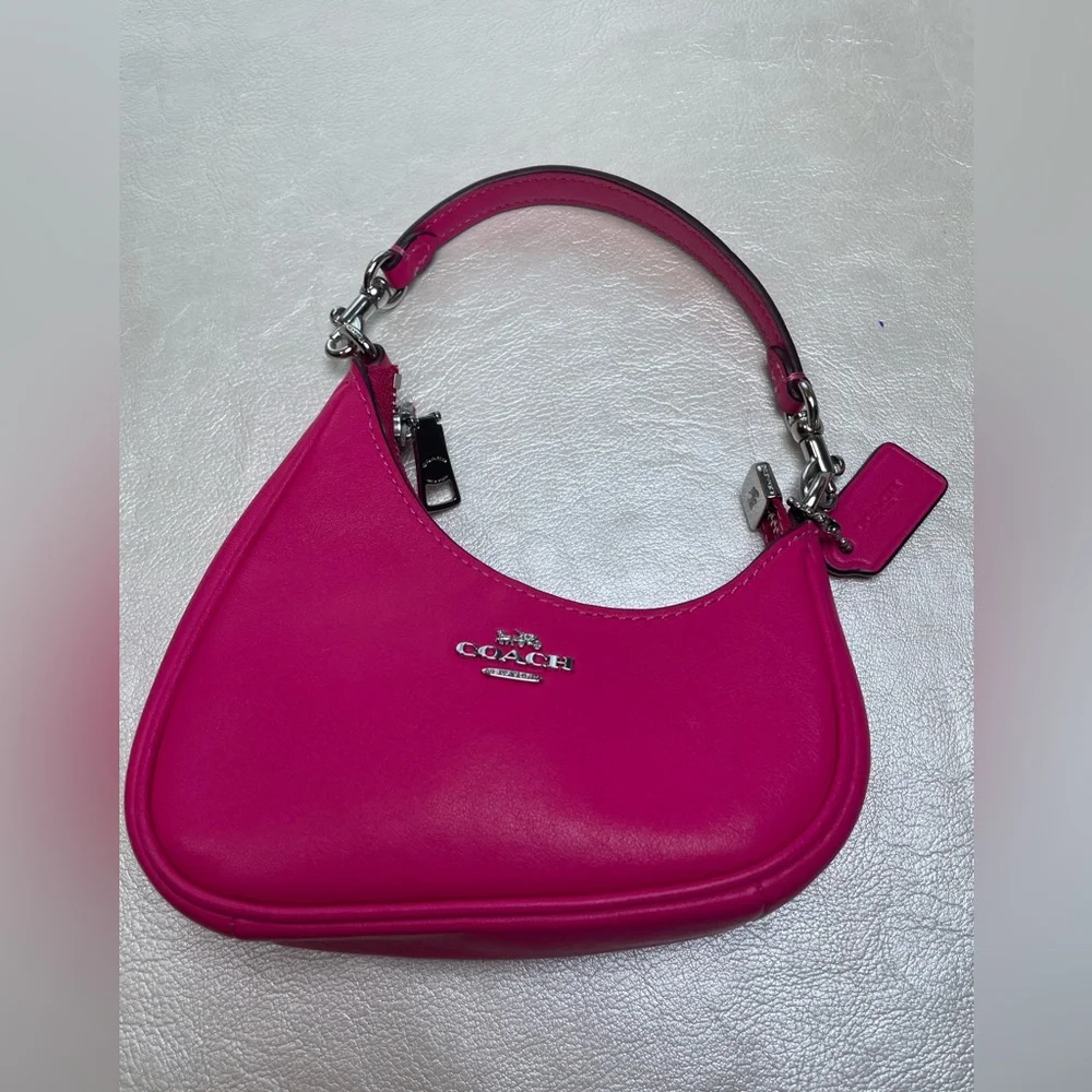 Coach NWOT Mini Twisted Teri Bag in Dragon Fruit 🐉 - Picture 10 of 17